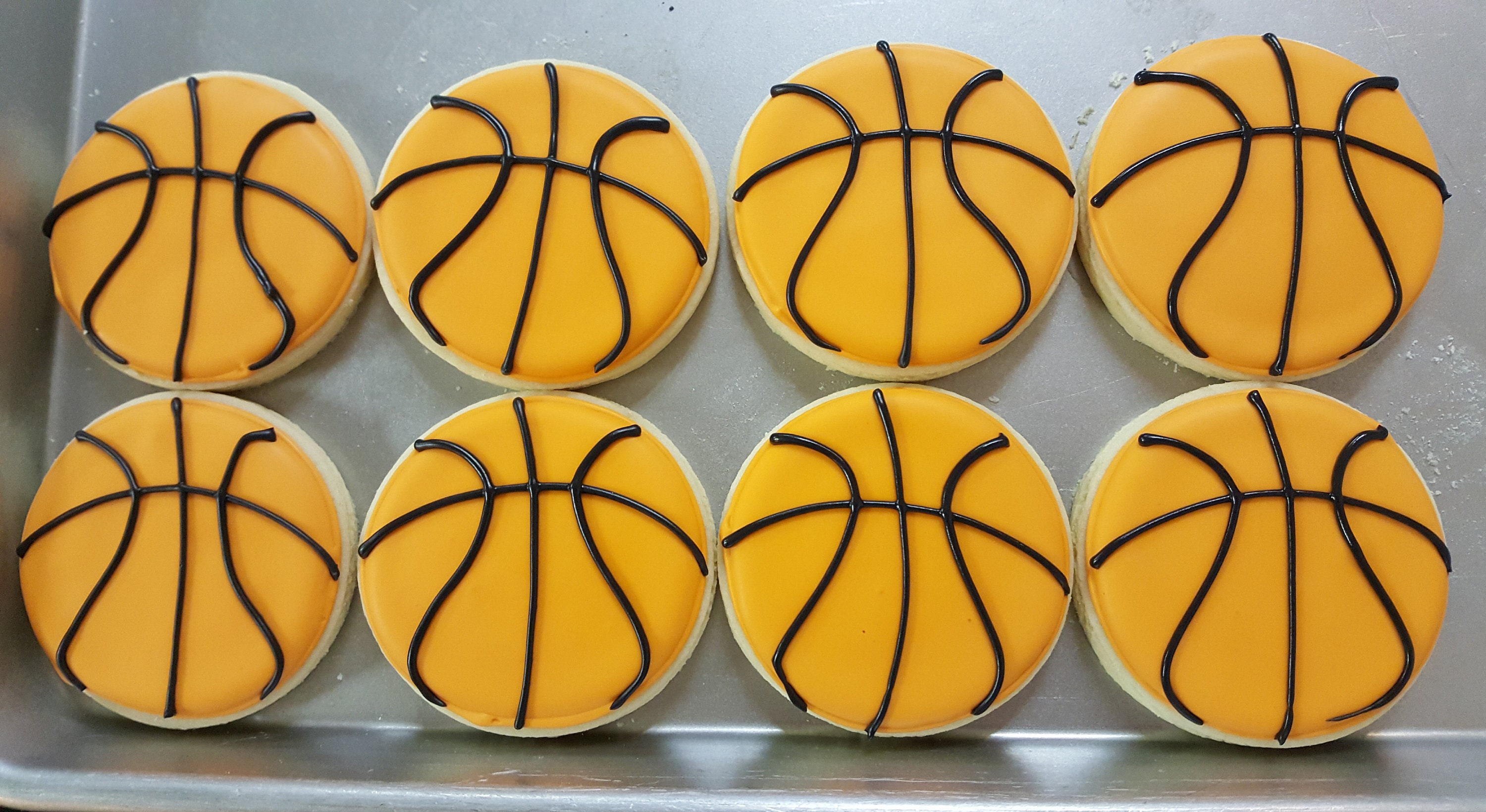 Basketball Cookies · Decorative Cookies · Food Decoration on Cut Out + Keep