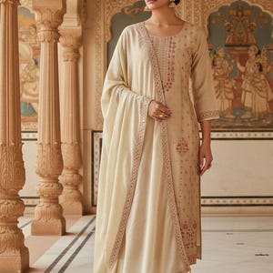 chinese dress ladies Cream Trousers for Women