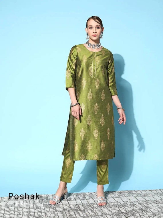 XXL 3XL 4XL Indian Dresses for Women Green Printed Party - Etsy Finland