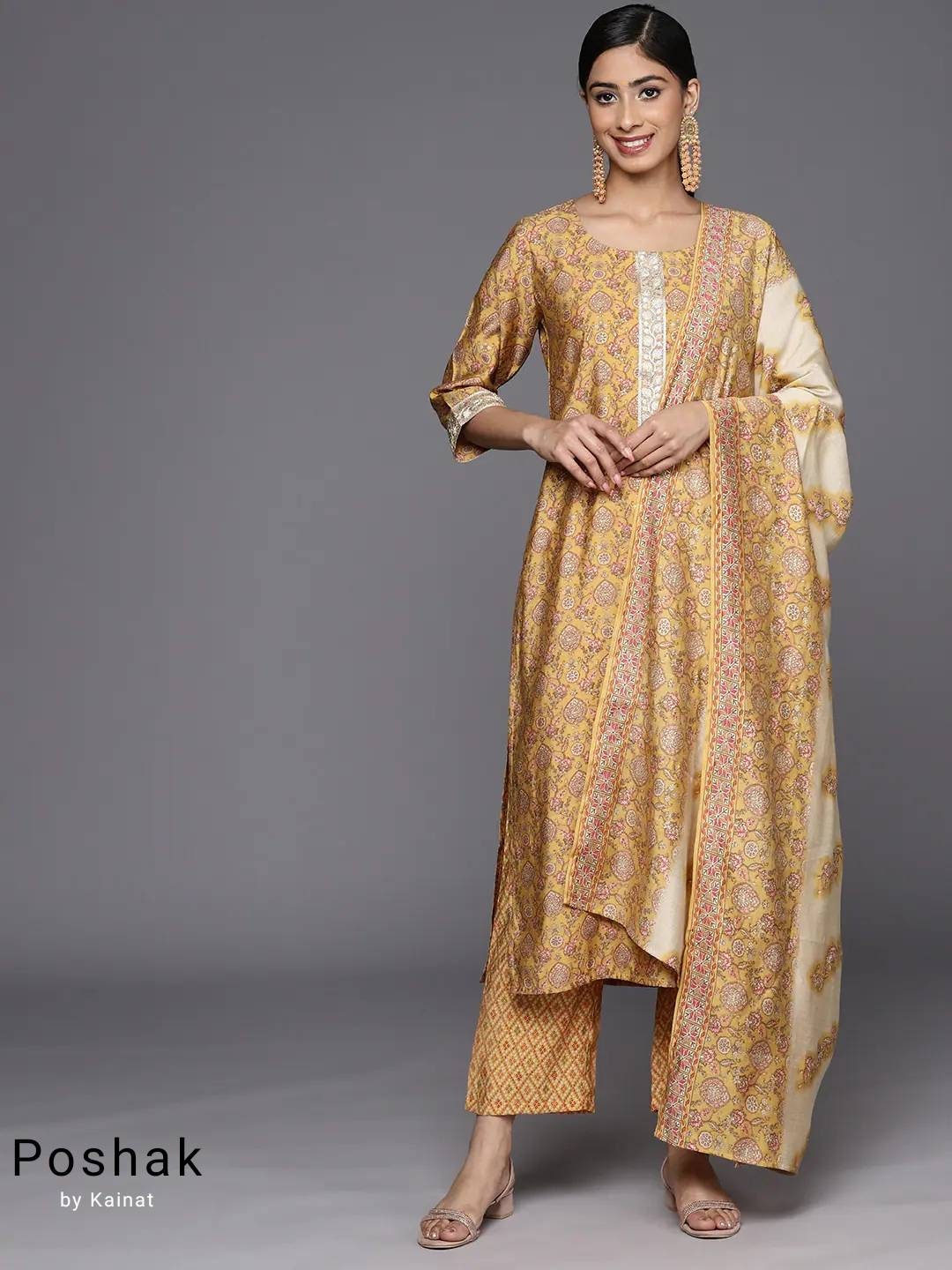 Silk kurta store for girl