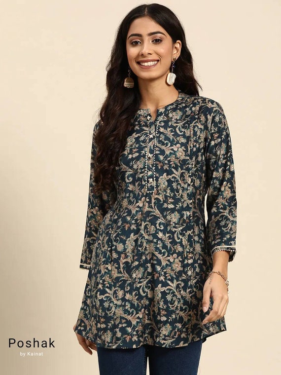 Indian Handmade Chikankari Kurta: Authentic Women's Ethnic Clothing – Gusto  Village