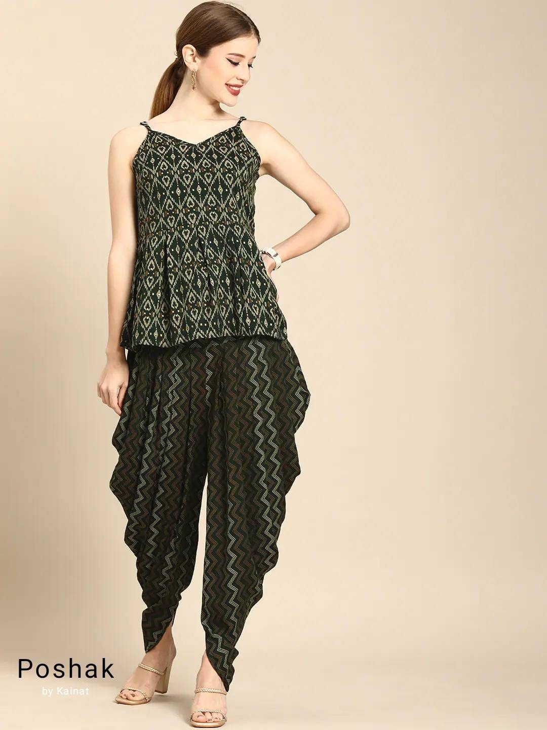 Dhoti kurta top for womens online