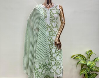 ☆おすすめ☆インド民族衣装 絞りプリントのクルタセット 5点おまとめ