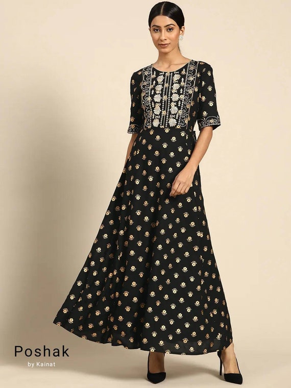 Kurti clearance maxi dress