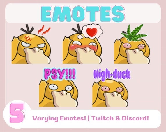 Poki Emotes PsyduckEvolution Duck Emotes Dab Emote 