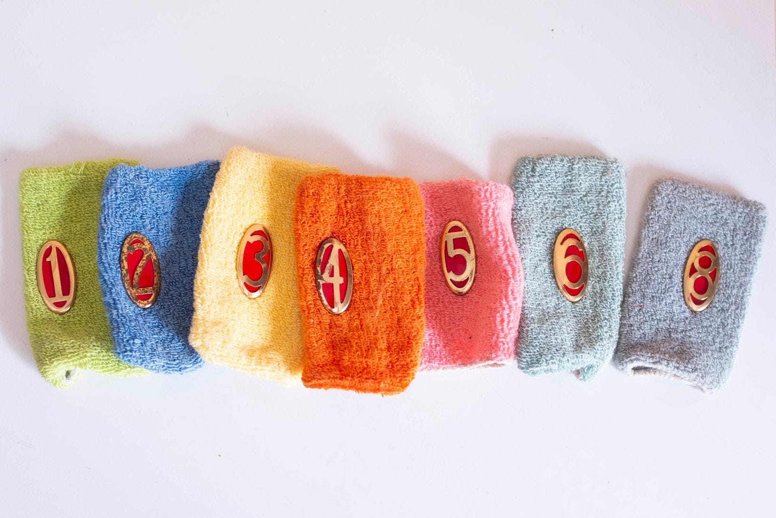 Jack Rider Cloth Vintage Hi-jack Terry Cloth Drink Coasters – Numbered - Etsy
