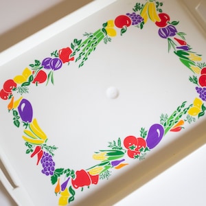 Kraft plastic fruit & veggie tray | Vintage made in Mexico 1990s