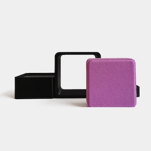 Quadratische Badebombe Form 3D bedruckt Shampoo Bar Badebombe Form Shower Steamer Mold
