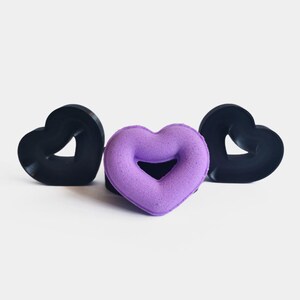 Heart Donut Bath Bomb Mold 3D Printed Bath Bomb Mould