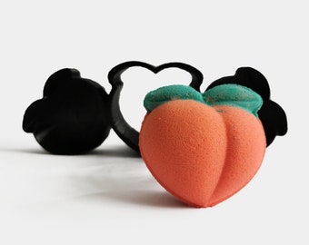 Peach Bath Bomb Mold 3D Printed Bath Bomb Mould