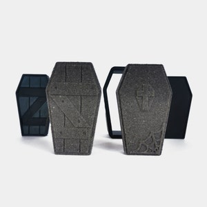 Halloween Coffin Mould Easy to Use Bath Bomb Mold 3d Printed Bath Bomb Mold PETG Plastic Mold Sturdy Mold for Bath Bomb