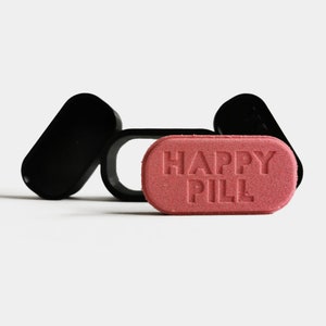 Words Pill Bath Bomb Mold Swear Words Pill Mould Easy to Use Bath Bomb Mold 3d Printed Bath Bomb Mold PETG Plastic Mold Sturdy Craft Mold