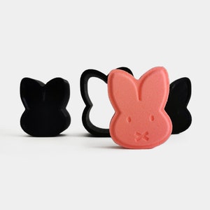 Flache Hasen Badebombe Form Hase leicht zu verwenden Badebombe Form 3D bedruckt Bad Bombe Form PETG Kunststoffform Stabile Bastelform