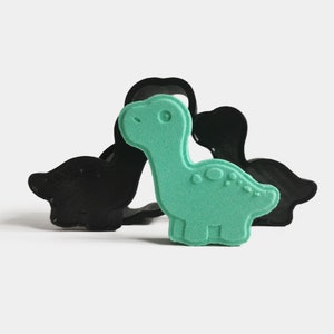 Brontosaurus Carton Bath Bomb Mold Dinosaur-shaped Easy to Use Bath Bomb Mold Dino 3d Printed Bath Bomb Mold Plastic Mold Sturdy Craft Mold