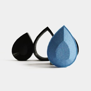 Pear Shaped Diamond Bath Bomb Mold 3D Printed Bath Bomb Mould