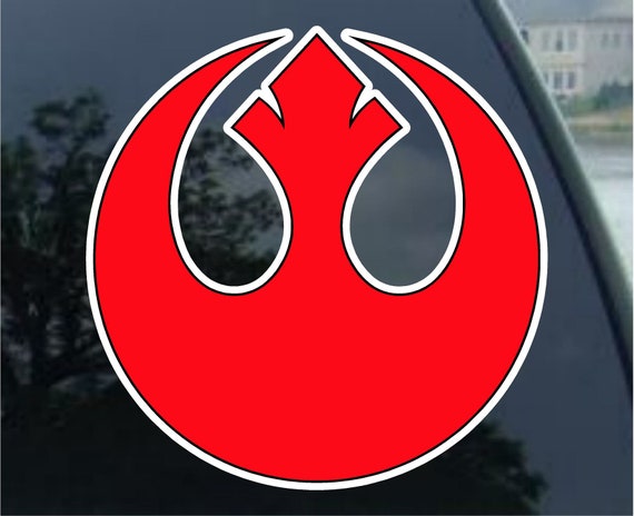 Star Wars Rebel Alliance Vinyl Decal Car Window, Mirror, Bumper, laptop,  yeti, cornhole Sticker