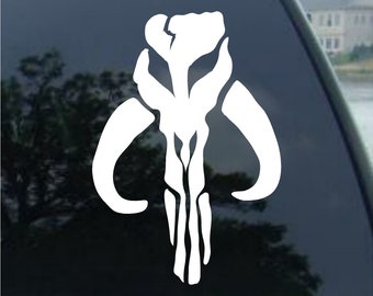 Star Wars Boba fett Vinyl Decal Car Window, Mirror, Bumper, laptop, yeti sticker