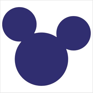 Mickey Mouse Vinyl Decal car window, mirror, bumper, yeti, laptop, cornhole sticker Purple