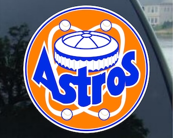 Houston Astros Vinyl decal car window, mirror, bumper, laptop, yeti, cornhole sticker