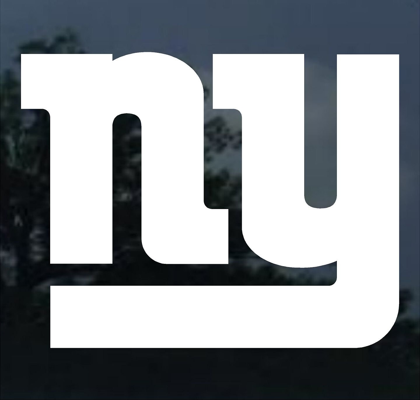 New York Giants Vinyl decal car Window Mirror Bumper Etsy
