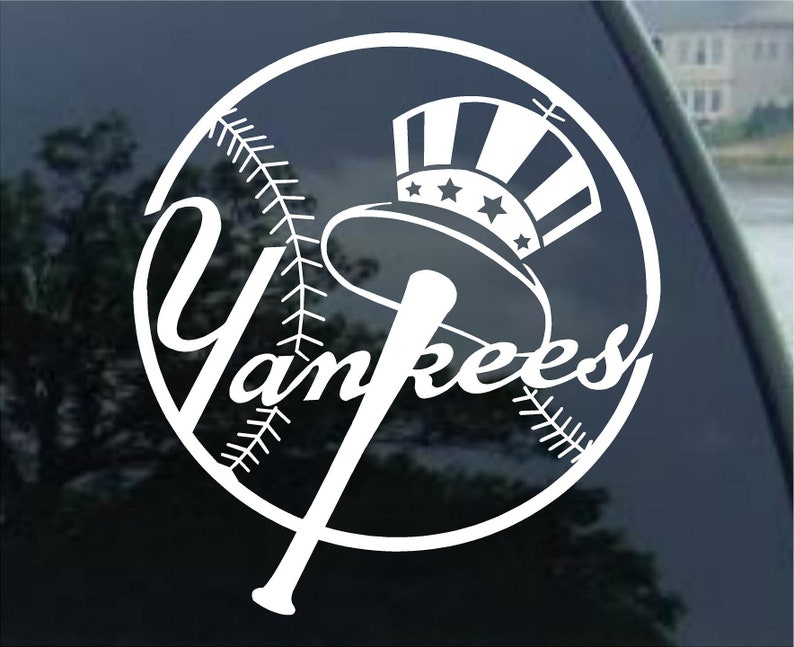 NEW YORK YANKEES Vinyl Decal Car Window Bumper Mirror Etsy