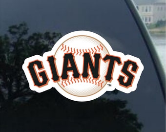 SAN FRANCISCO GIANTS Vinyl Decal car window, Mirror, bumper, laptop, yeti, cornhole sticker