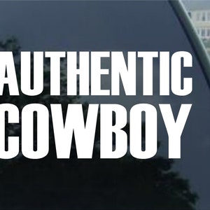 Cowboy  Decal Sticker