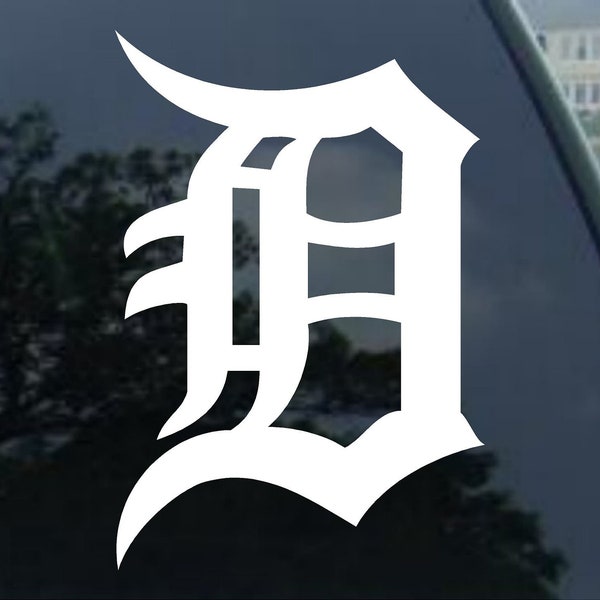 DETROIT TIGERS Vinyl decal car window, bumper, mirror, laptop, helmet, yeti, cornhole sticker