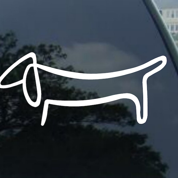 Dachshund Wiener Dog decal Sticker