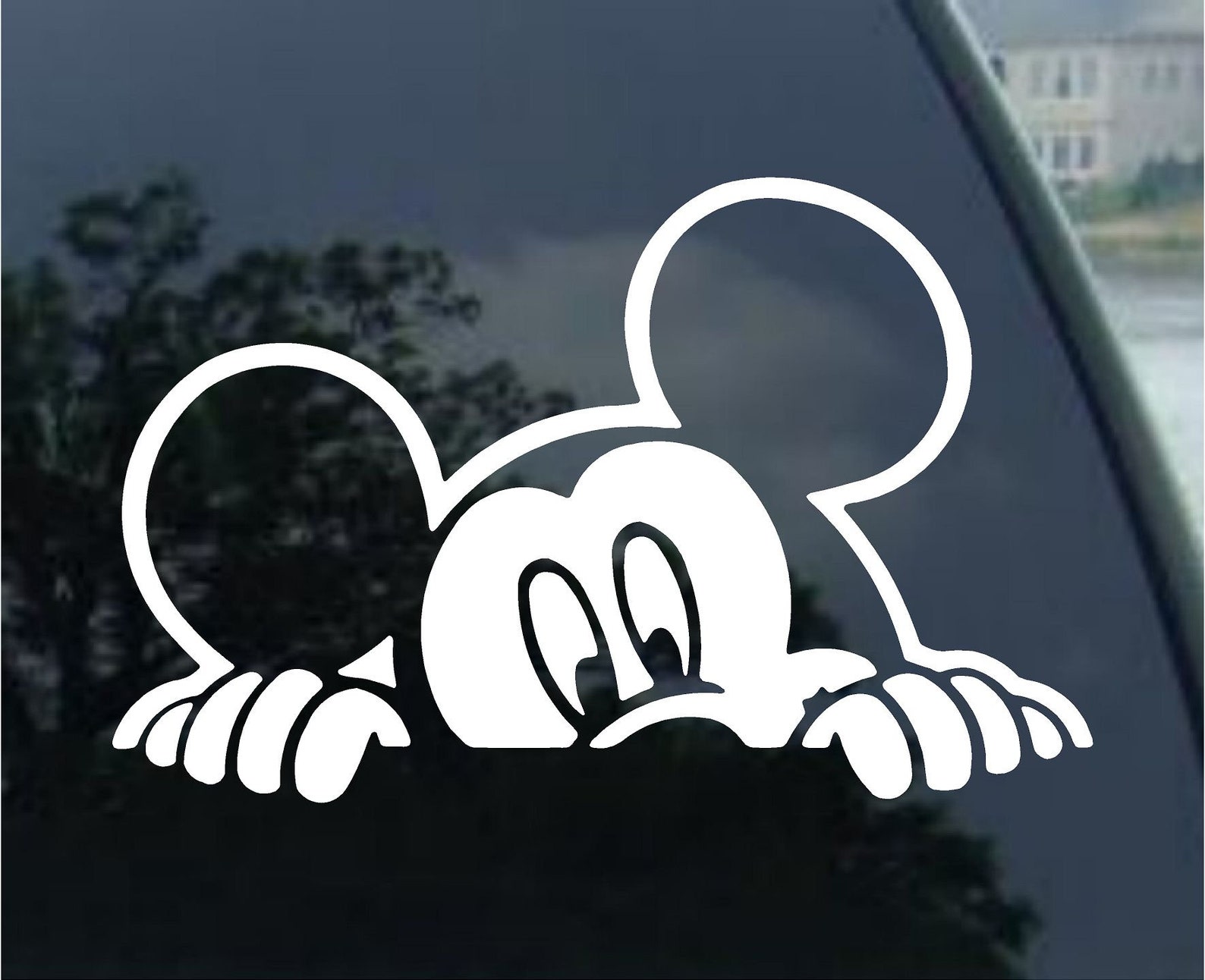Mickey Mouse Vinyl decal Car window Mirror bumper laptop Etsy