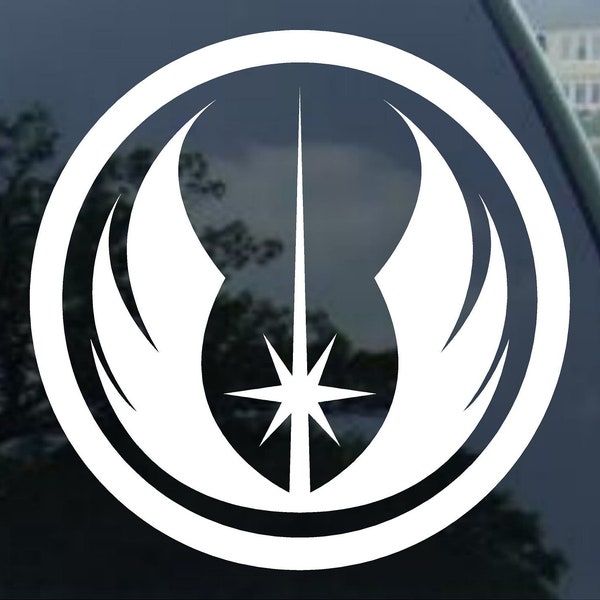 Jedi Order Star Wars Vinyl decal car window, mirror, bumper, laptop, yeti, cornhole sticker