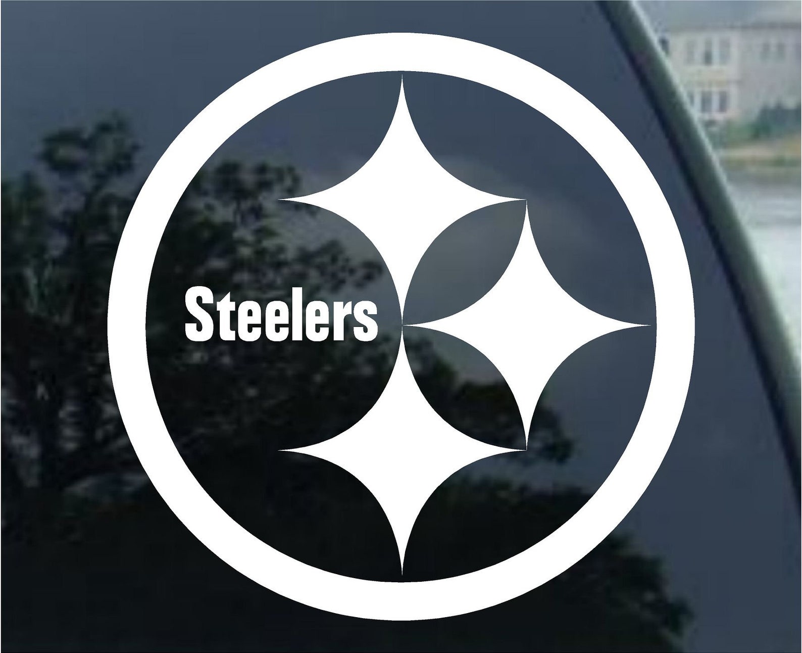 Pittsburgh Steelers Vinyl Decal Car Bumper Mirror Window Etsy