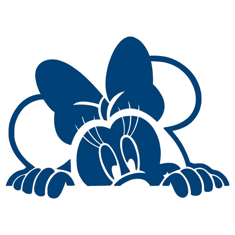 MINNIE MOUSE Vinyl Decal Car Window Mirror Bumper Laptop Etsy