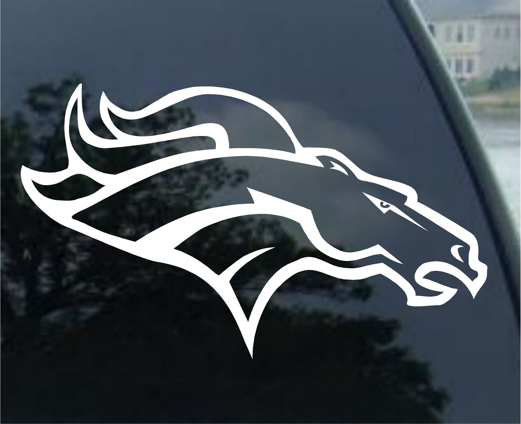 DENVER BRONCOS Vinyl decal Car window bumper mirror laptop Etsy