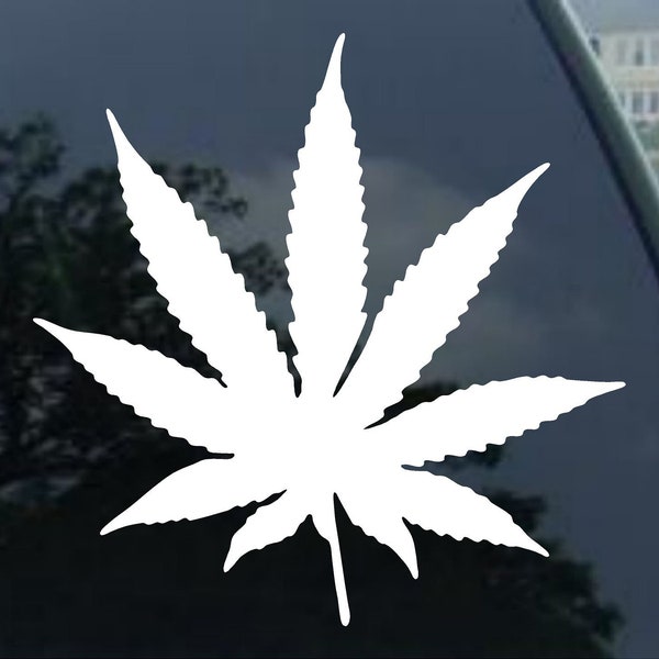 Marijuana Pot Leaf vinyl Decal sticker