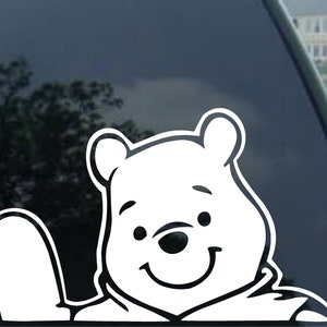 Winnie The pooh/ Pooh bear Vinyl Decal Car Window, Mirror, Bumper, laptop, yeti, Cornhole, laptop Sticker