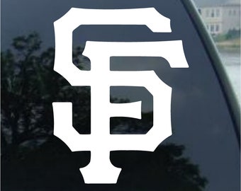 SAN FRANCISCO GIANTS  Vinyl decal Car window, bumper. mirror, laptop, yeti, cornhole sticker