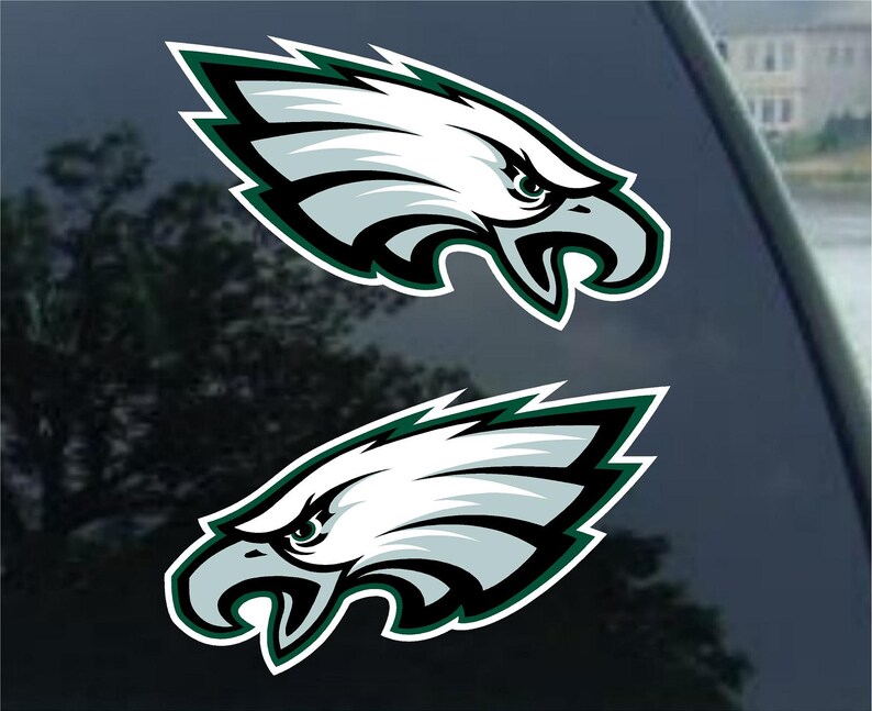 PHILADELPHIA EAGLES Set 2 vinyl decal car window bumper Etsy