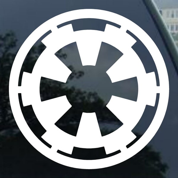 Star Wars Galactic Empire Vinyl Decal Car Window, Mirror, Laptop, yeti cornhole sticker