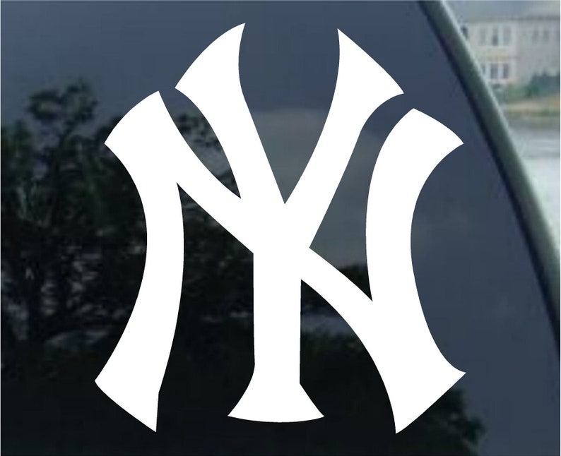 NEW YORK YANKEES Vinyl decal Car window Bumper mirror Etsy