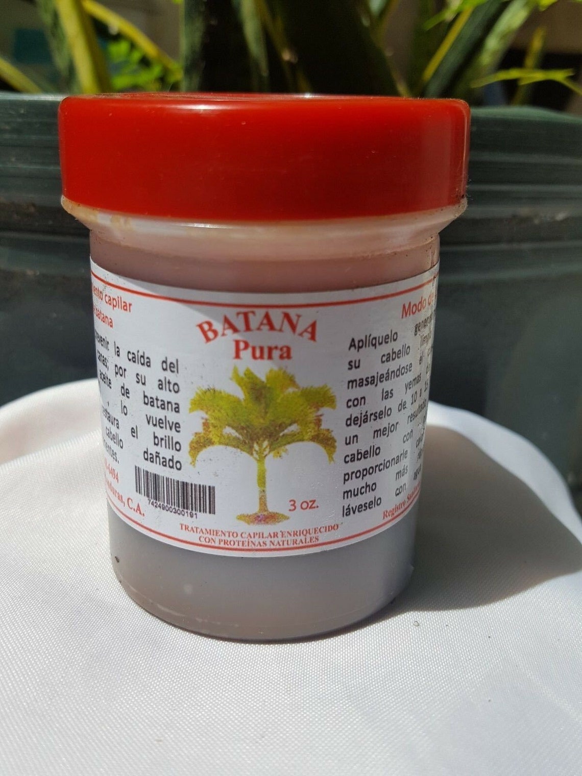 Lot of 3 Jars Pure Batana Oil Original 3oz from Honduras free Etsy