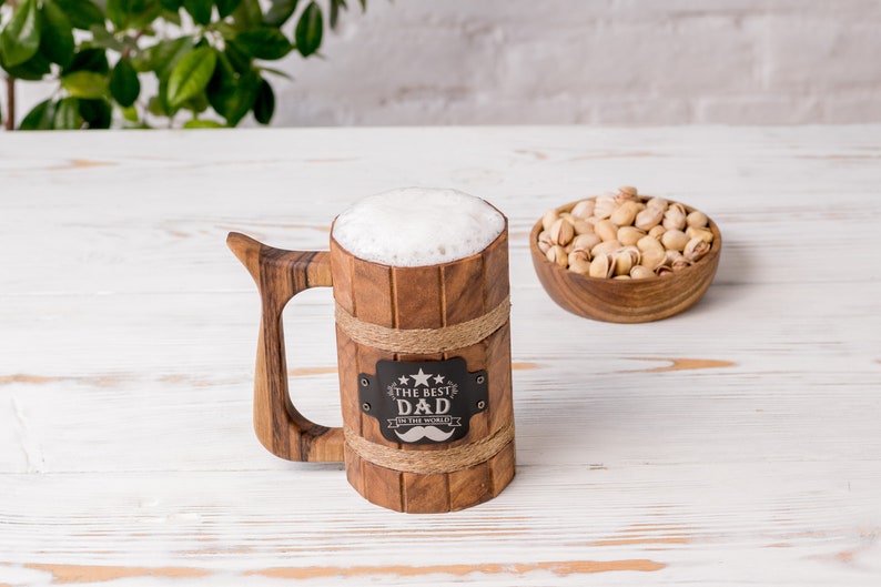 Personalized Mug Custom Mug Wood Beer Mug Beer Gifts Beer Etsy