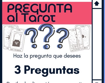 Consulta de Tarot — 3 Preguntas — Lectura de Cartas