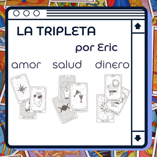 Lectura Tarot — La Tripleta / Amor, Salud y Dinero — Consulta de Tarot