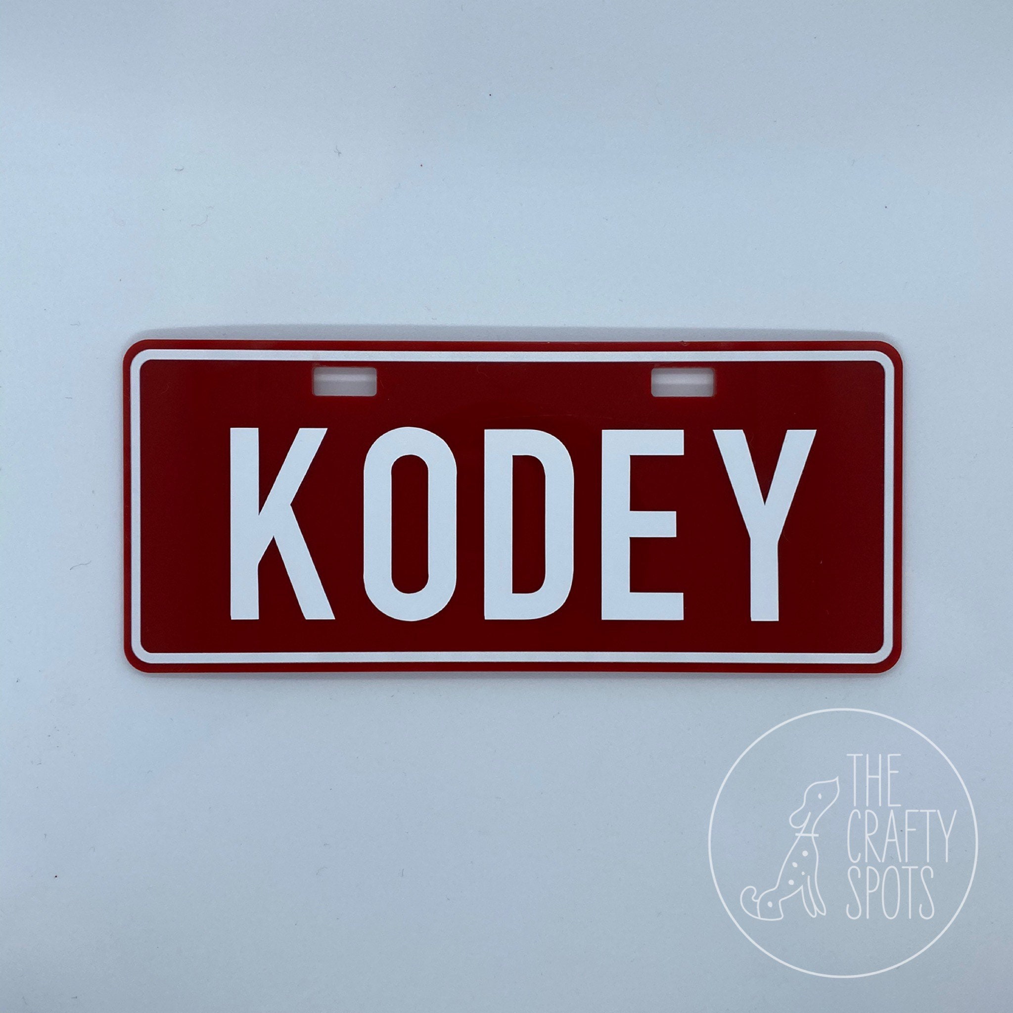 Personalised Kids Number Plates Etsy