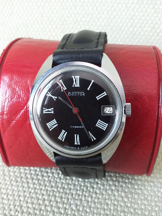 Mechanical Watch Men's Wostok Vintage Soviet 17 J… - image 2