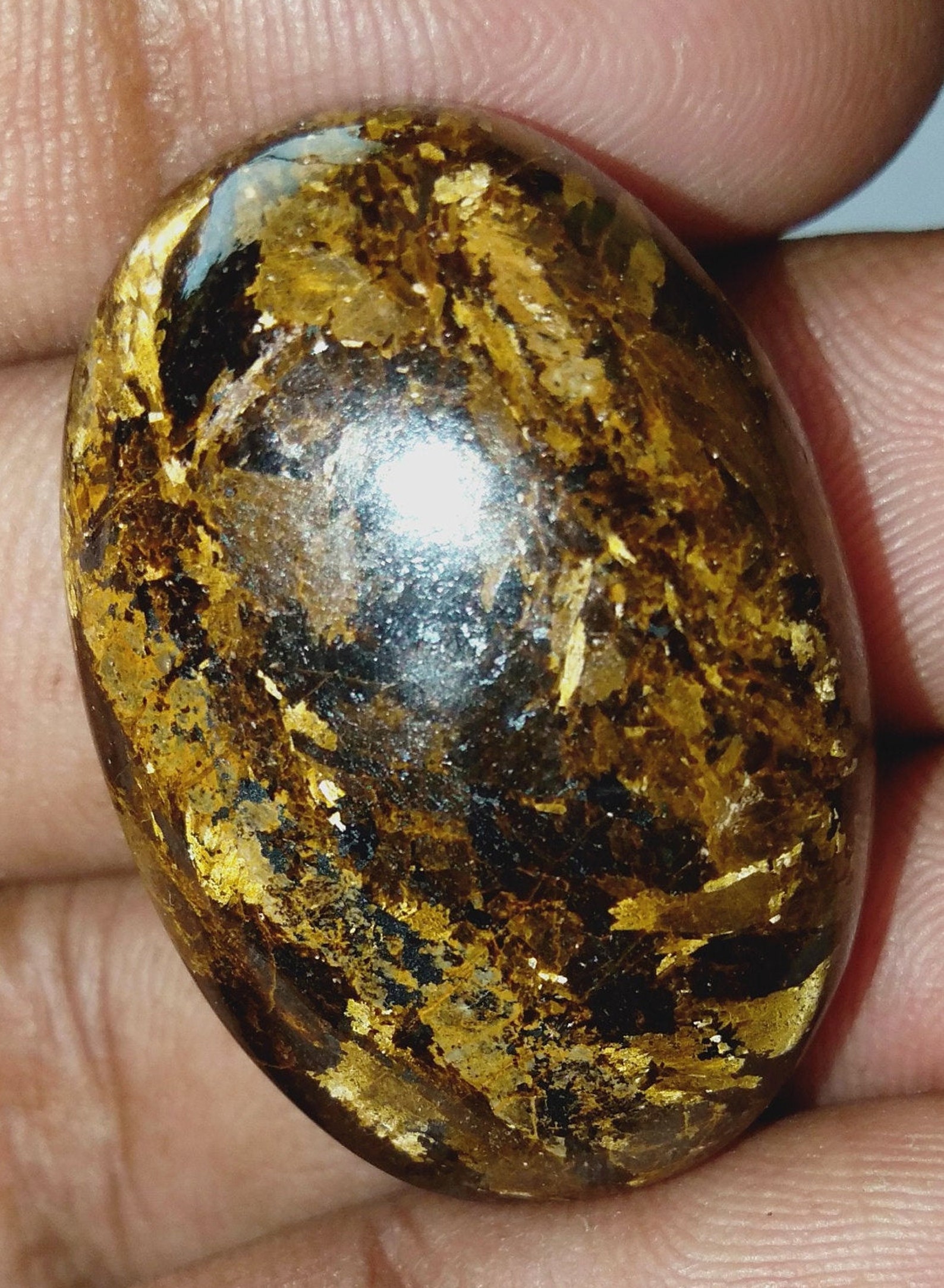 Brown Jade Gemstone Oval Shape 100 Natural Beautiful Top Etsy