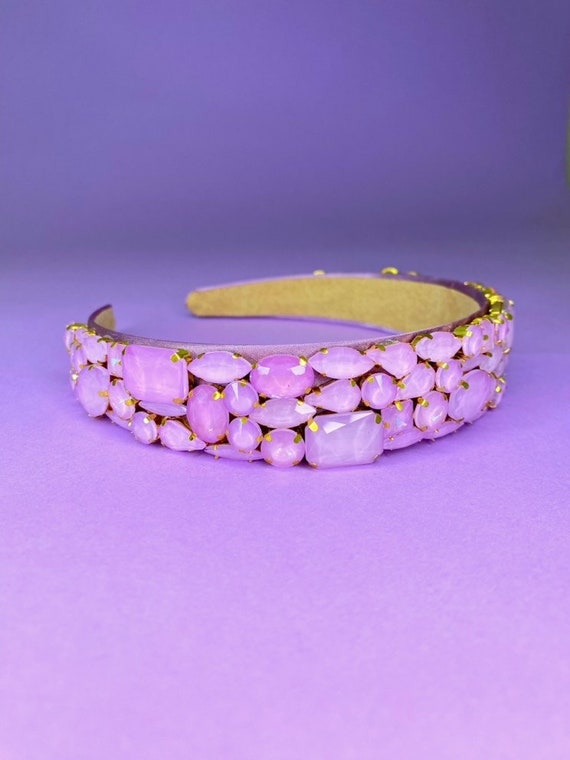 Lilac Headband - Purple Headband - Summer Headband - Pastel  display picture 2
