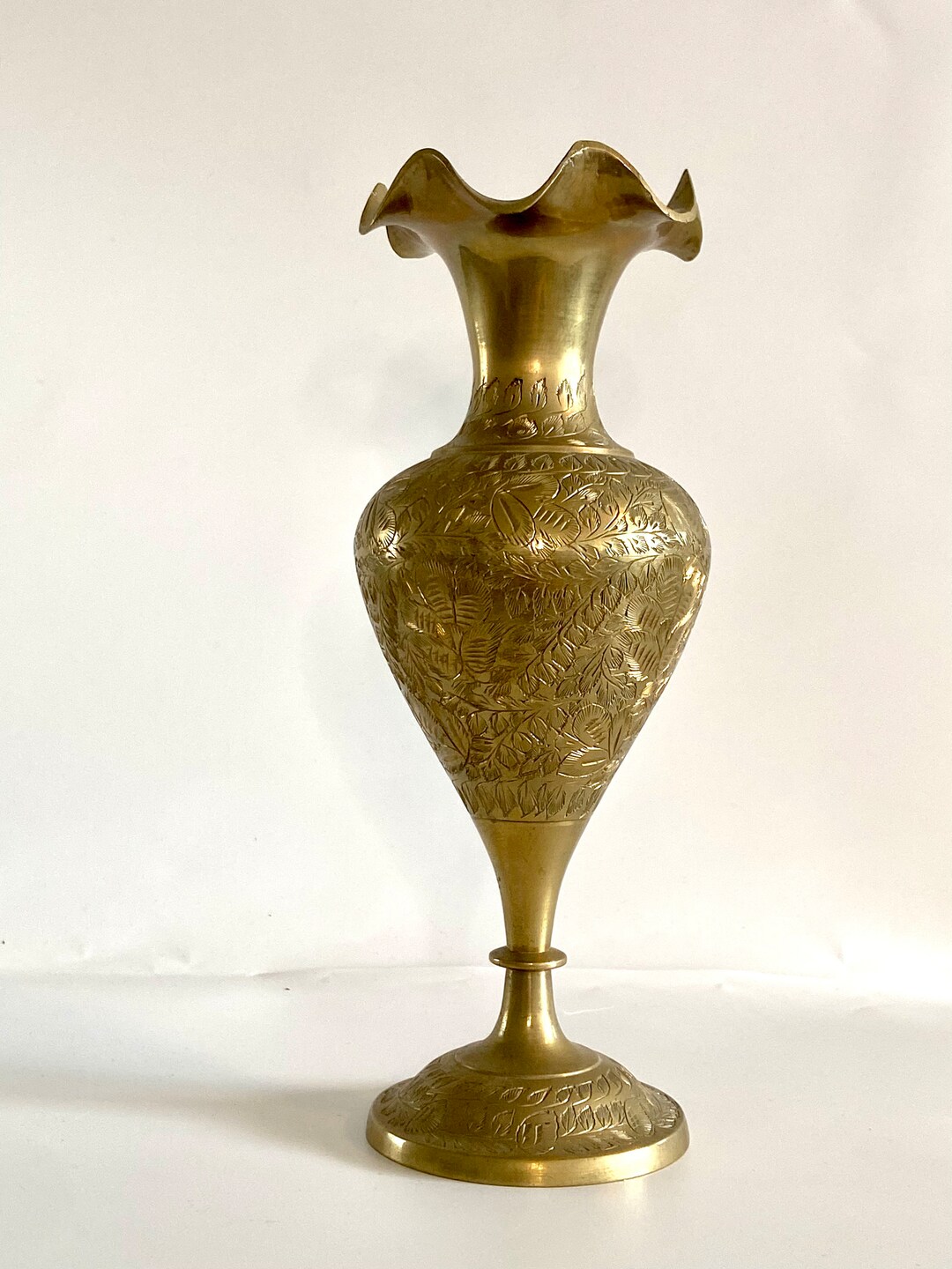 Brass Vase Made in India Etsy