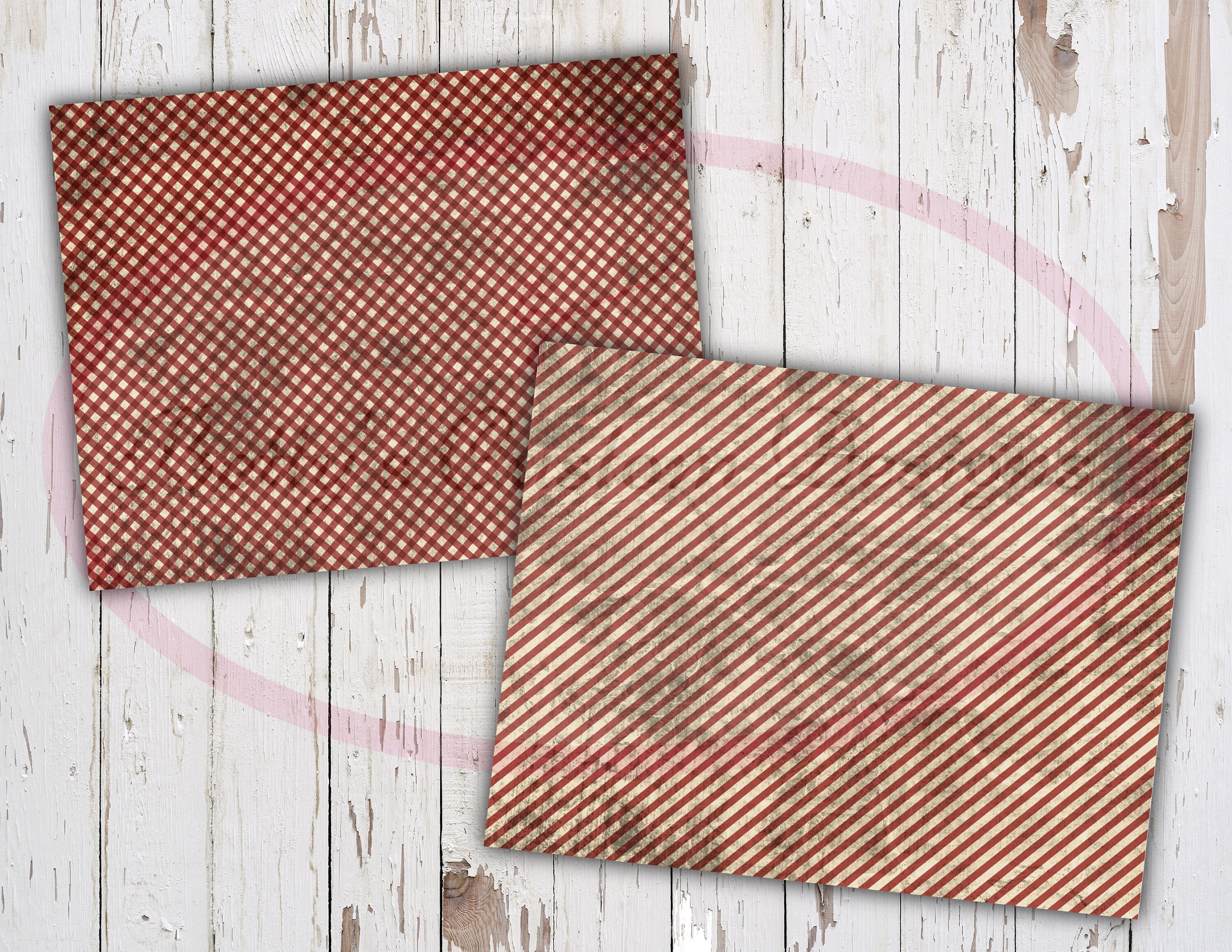 junkjournal【antique Red】 Avid Vintage - Vintage collectibles